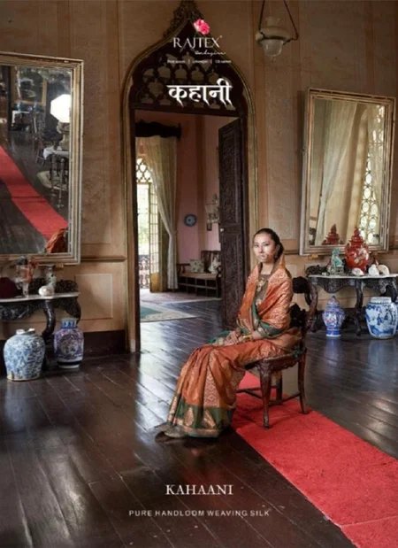Kahaani By Rajtex Silk Pochampally Weaving Fancy Sarees Wholesale In India